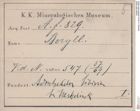 Etiketten zu Beryll (NHMW-MIN-Af829)